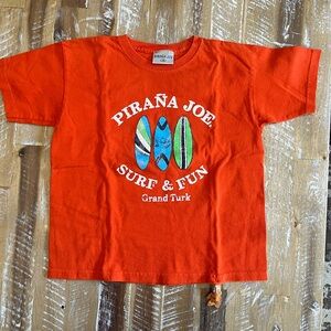 Pirana Joe  Kids Orange T-Shirt size 10